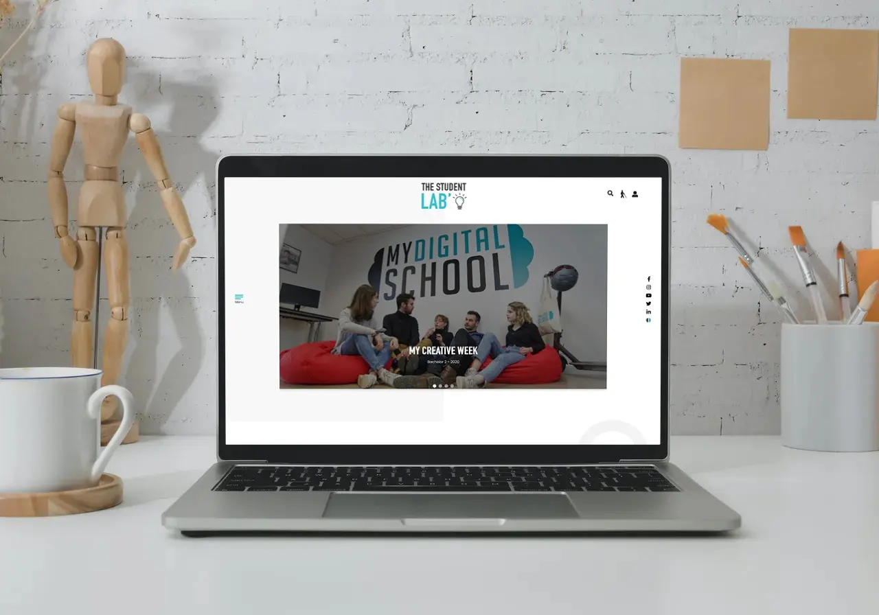 Image Page d'accueil student lab'